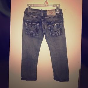 Boys true religion acid wash like jeans